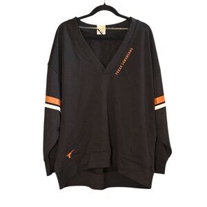 NWOT NCAA Texas Longhorns Women's XL Champion V-Neck Tunic Sweatshirt